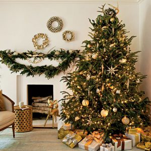 decorated-christmas-trees-2012-gold1